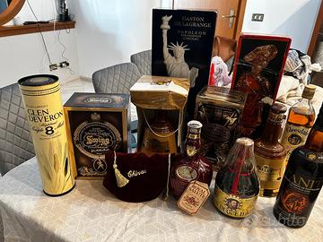 liquori whisky e cognac