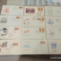 24 BUSTE PRIMO GIORNO FDC ITALIA TEMA OLIMPIADI