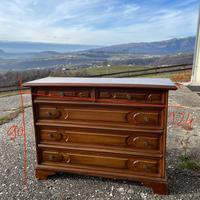 Cassettiera legno