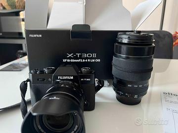 fuji x-t30ii + XF 18-55 + XF55-200