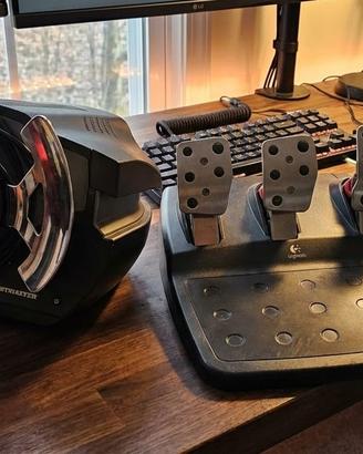 Base volante T500 Thrustmaster + Pedaliera G25