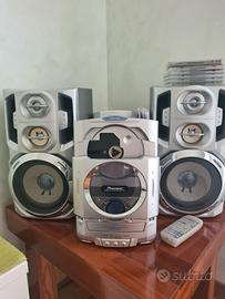 Stereo Pioneer con CD e cassette