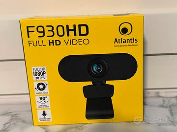 Webcam  Full HD 1080p con Microfono - NUOVA
