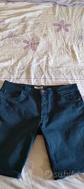 Bermuda jeans blu 