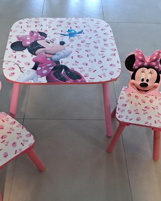tavolino minnie con sedioline