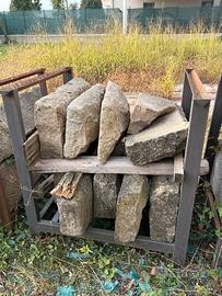 Il travertino utilizzato in un edificio storico