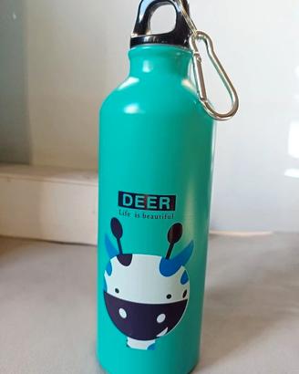 Borraccia acqua da 500 ml per scuola,ufficio,sport