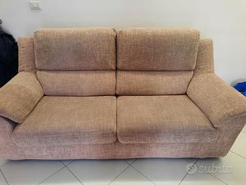 Divano 2 Posti Poltronesofà - Tessuto Beige