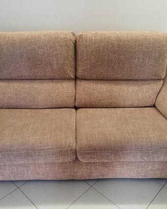 Divano 2 Posti Poltronesofà - Tessuto Beige