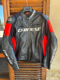 Giacca in pelle Dainese Racing 3 tg.52