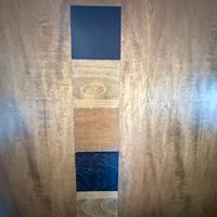 Porta scorrevole in legno massello