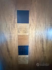 Porta scorrevole in legno massello