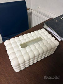 Porta fazzoletti Bubble bianco – Copri scatola des