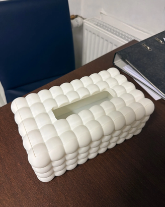 Porta fazzoletti Bubble bianco – Copri scatola des