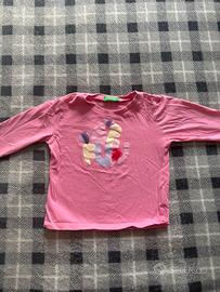 Maglietta bimba rosa