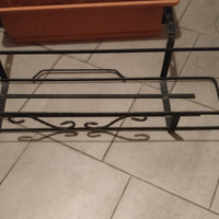 Fioriera in ferro con vaschetta