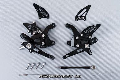 Pedane arretrate KAWASAKI Z900 / SE 2017 - 2025