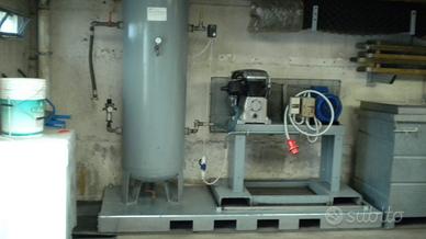 COMPRESSORE + SERBATOIO  COMPRENSIVO CABINA 10HP