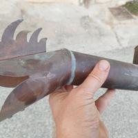 scarico pluviale drago in rame