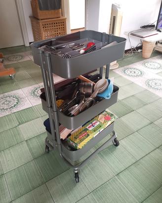 Carrello in metallo Raskog