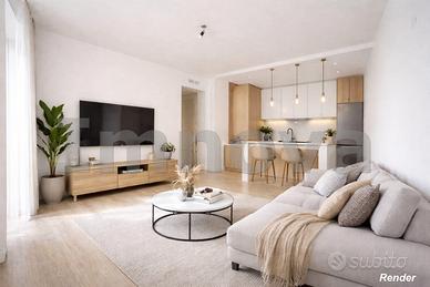 Soluzione ristrutturata senza spese al piano terra