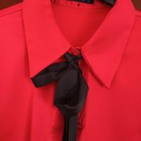 Camicia rossa effetto seta