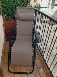 Sdraio robusto da mare e giardino 
