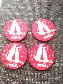 Set 4 Sottobicchieri originali  Coca-Cola Vintage