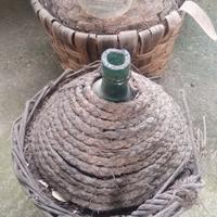 Damigiane vetro verde scuro