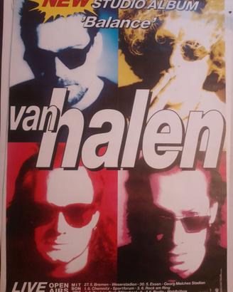 VAN HALEN 1995 PROMO POSTER - BALANCE