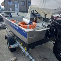 Barca Canadian con motore Mercury 30 Hp e carrello