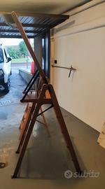 Scala pieghevole in legno massiccio Foppapedretti