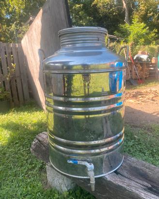 FUSTO LANFRANCONI IN ACCIAIO INOX 50L