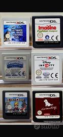 Lotto 6 Giochi 3DS e DS 🌟 Cartucce -PAL