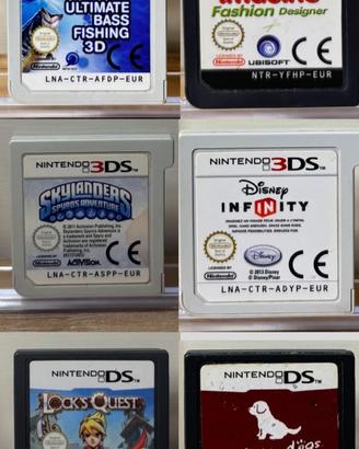 Lotto 6 Giochi 3DS e DS 🌟 Cartucce -PAL