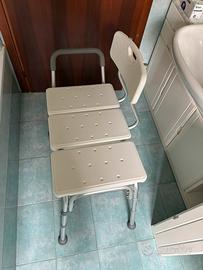 Sedia per lavaggio disabili