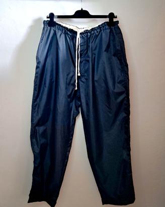 Pantalone largo nylon nero Comme des Garcons
