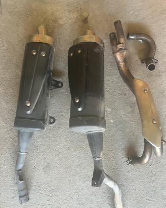 Scarico completo aprilia pegaso 650