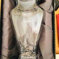 Vaso cristallo e argento