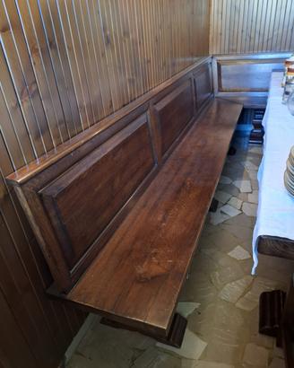 Panca in legno massiccio