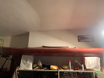 Canoa in vetro resina