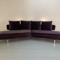 B&B ITALIA ARNE 252  in velluto viola