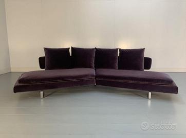 B&B ITALIA ARNE 252  in velluto viola