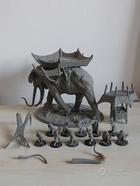 Set Olifante Mumak de Il Signore degli Anelli