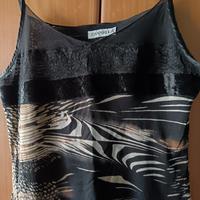 blusa e giacchettina cannella taglia 46 