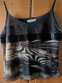 blusa e giacchettina cannella taglia 46 