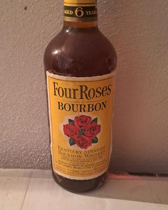 Four Roses Bourbon Aged 6 Years. Yellow label. 