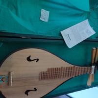 Mandolino vintage cinese Dunhuang con custodia