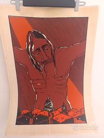 litografia Mario Pinizzotto vintage 70/80