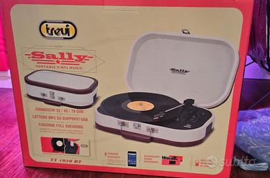 Giradischi Vintage Portatile a Valigetta